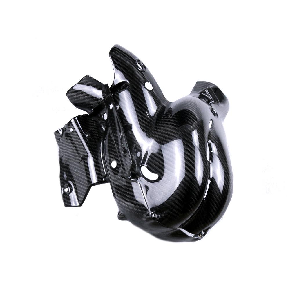 Ducati Panigale V4/V4S Carbon Fiber Exhaust Heat Shield (Model Year 18+)