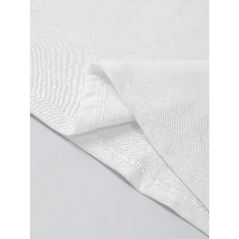 European Size 2026 New Summer Women's Elegant Blue Floral Print Short Sleeve Fashion Personality Casual Comfortable Figure-Flattering Ice Fabric