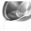 Yoshikawa 18cm Stainless Steel Two-Handled Pot, Gas and Induction Compatible, Ideal for Bowls and Ramen, Made in Japan, Deep, with Graduations, Serves