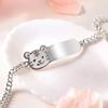 [Goldpang] Silver Milky Tiger Anti-Lost Bracelet