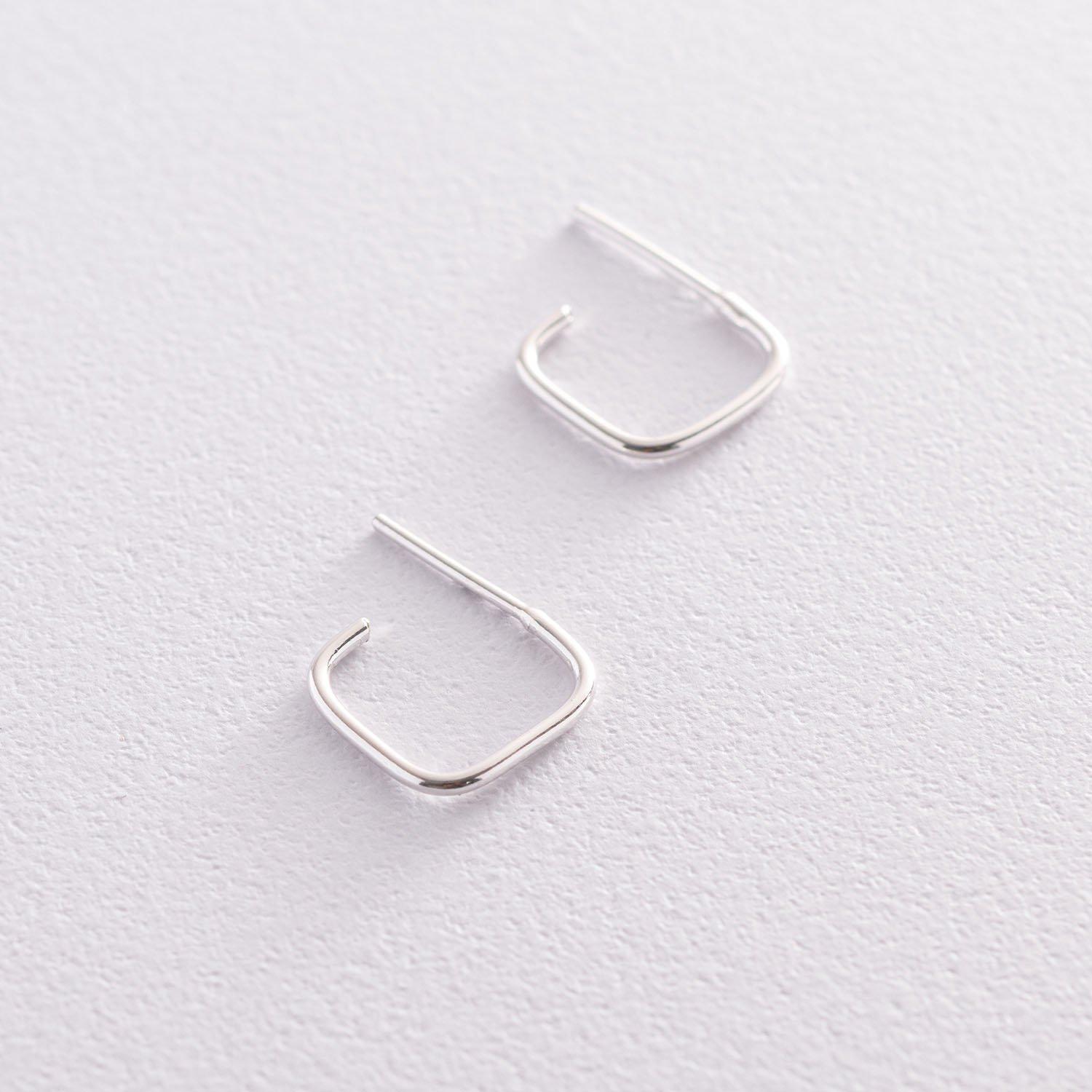 

Сережки-пусети Еліс у сріблі Oniks срібний