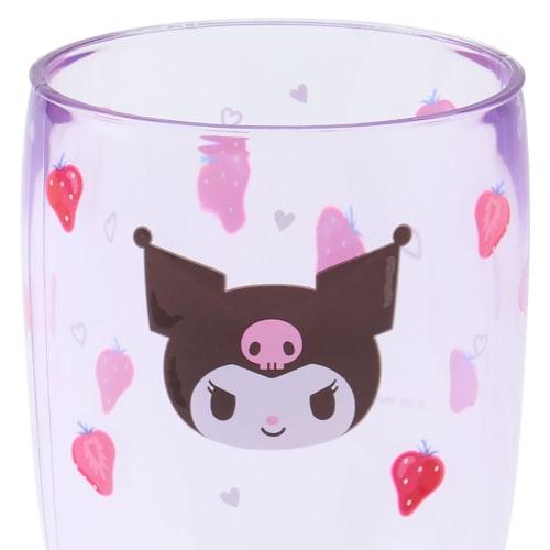 Sanrio Kuromi Footed Cup, AS Resin, Capacity: Approx. 345ml, Product Number: 313301