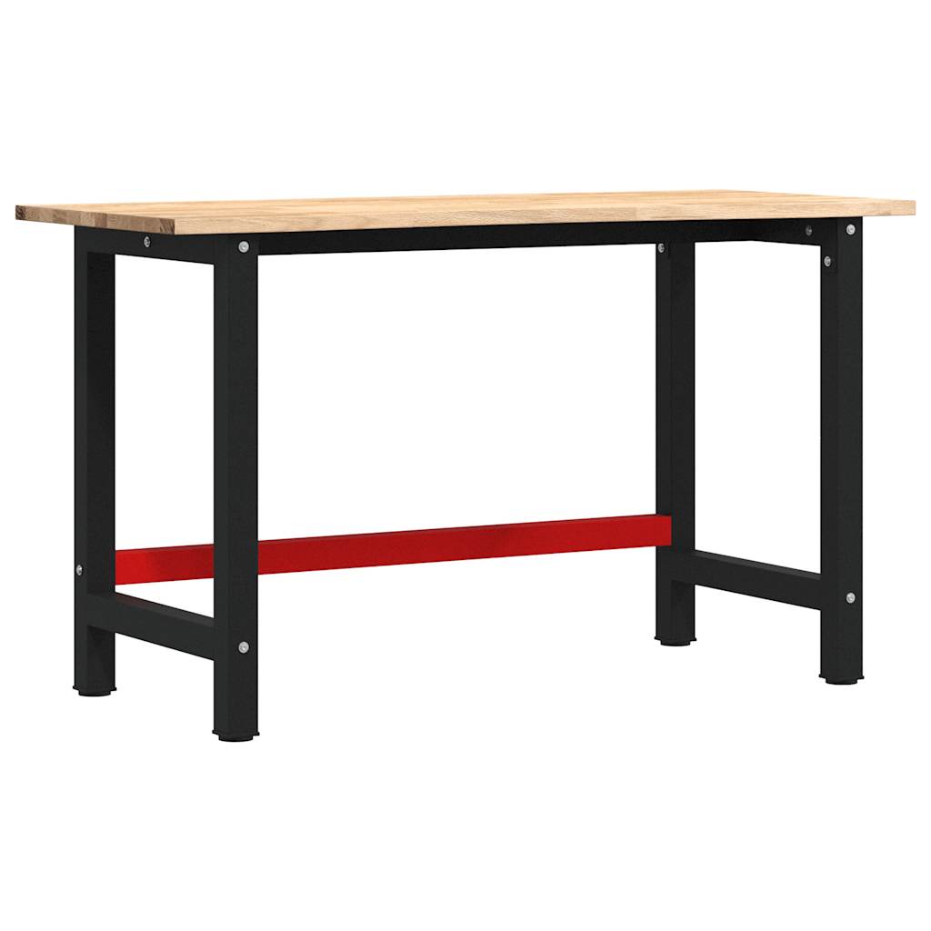Workbench 140x60x81.5 cm Solid Oak