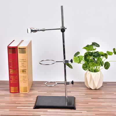 50Cm Chemistry Laboratory Retort Base Stand Support Lab Flask Clamp+3 Ring Clamp