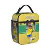 Neymars Brazil Football Insulated Lunch Bag Soccer Number 10 Reusable Thermal Bag Tote Lunch Box Office Outdoor Bento Pouch