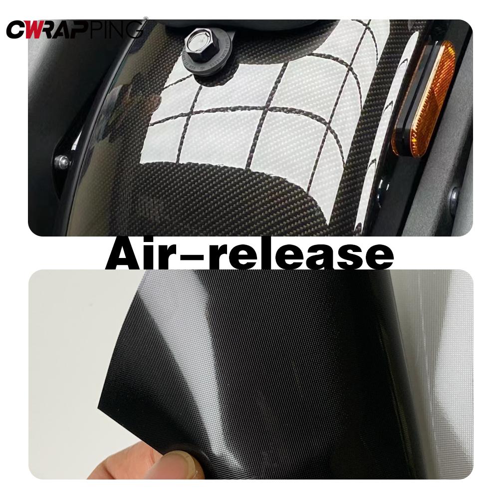 9D Carbon Fiber Wrapping Sheet Car Body Stickers Personalized Waterproof Self-adhesive for Car Wrap Vinyl Auto Body Films Custom