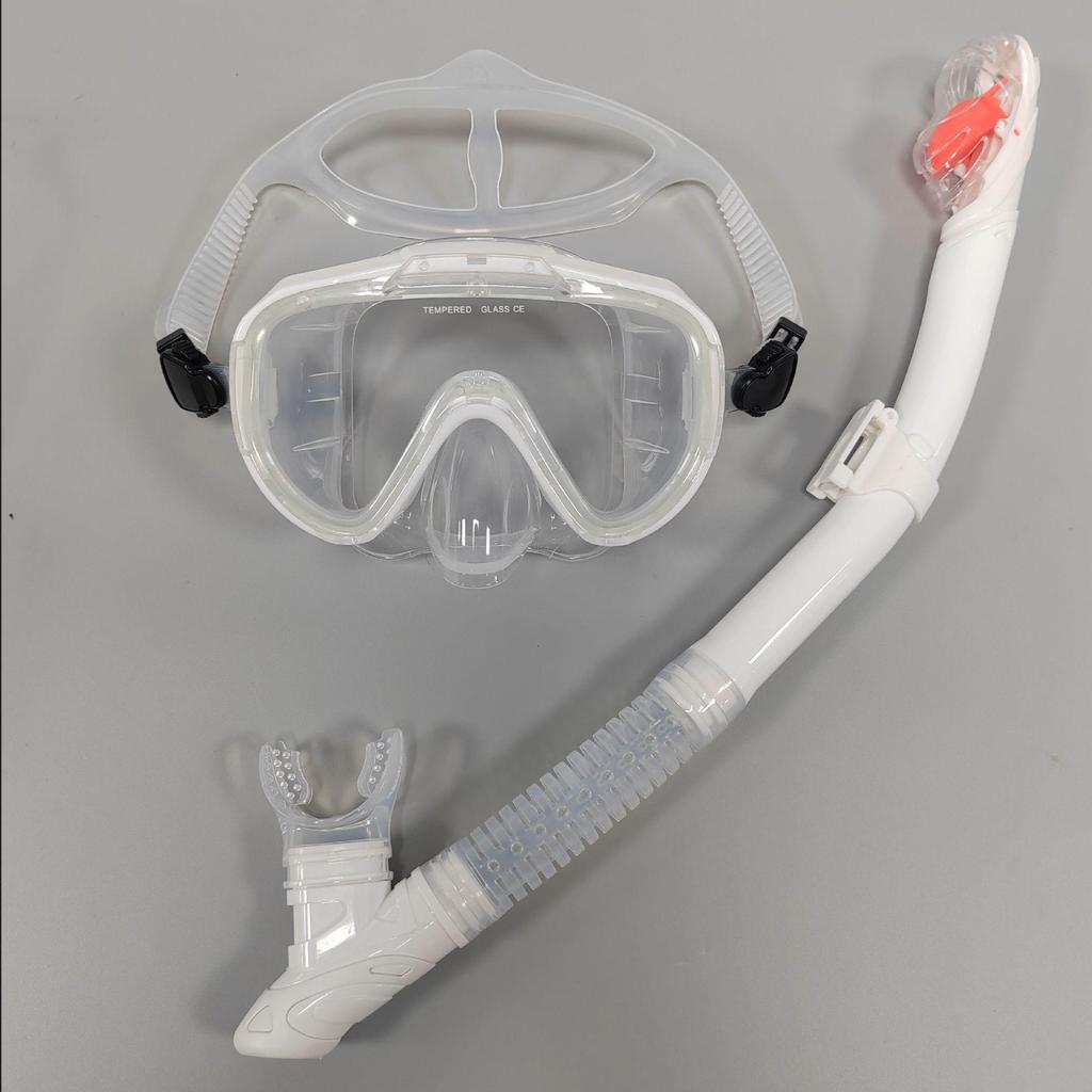 Unisex Adult Large Frame Silicone Diving Mask & Snorkel Set