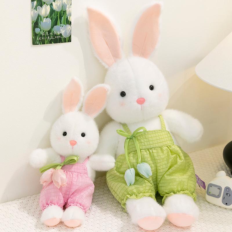 Cute Pacha Rabbit Doll Plush Toy Girl Sleeps with Doll Warm Heart To Accompany Girlfriend Birthday Gift