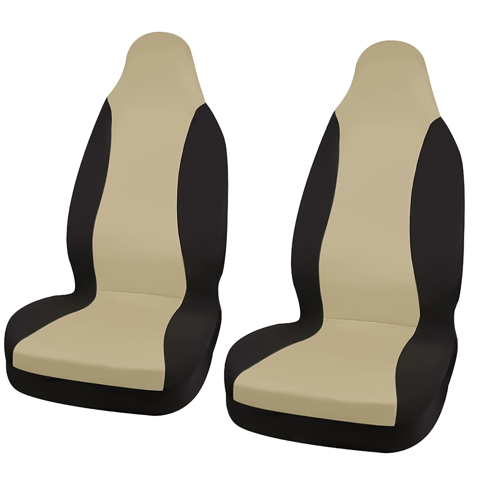 

Чехлы DALO для переднего пассажирского сиденья, стандартные, легкие, легкие, легковые, 2 шт. [набор 2] Чехлы для водительского сиденья, сиденья, автомобиль, универсальные, эластичные, автомобиль, бежевый