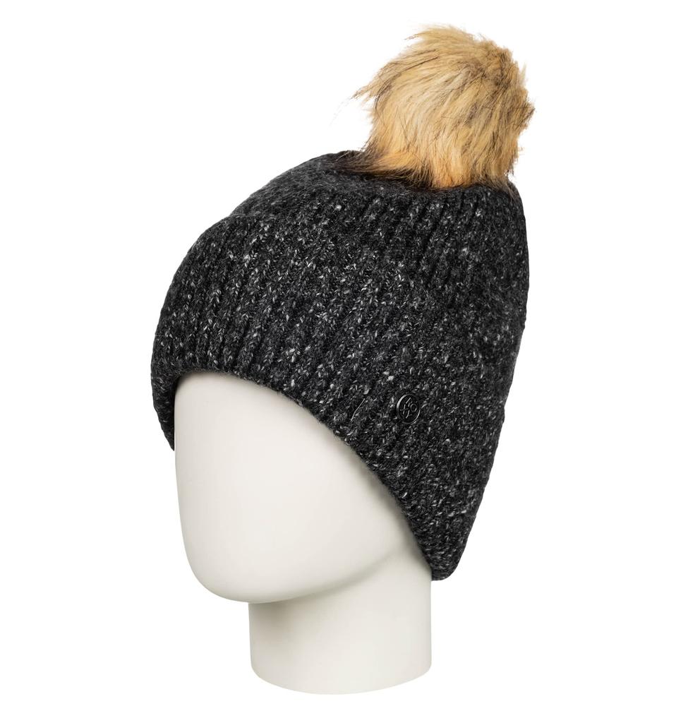 Roxy Peak Chic Beanie - Black (KVJ0) - One Size (ERJHA04022)