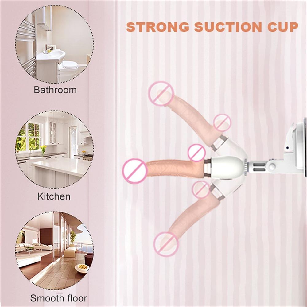 Vibrátor realistického tahového dilda s vyhřívaným zatahovacím penisem, anální stimulace bodu G, automatické dildo pro ženy s přísavkami