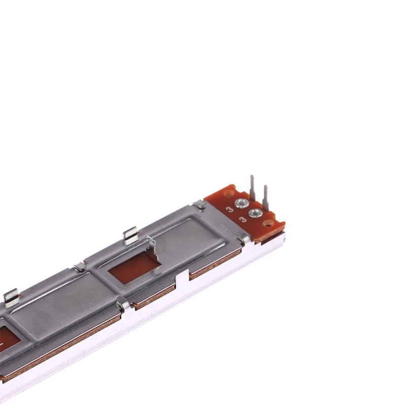 1pc 128mm Mixer Fader B10K Single And Dual Channel B103 Straight Sliding Potentiometer Total Length 12.8cm Stroke 100