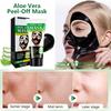 Aktivkohle-Peel-Off-Gesichtsmaske mit Aloe Vera zur Mitesserentfernung und Tiefenreinigung der Poren 100g
