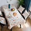 Waterproof Lemon Print Yellow Tablecloth - Korean Style INS Trendy Dining and Coffee Table Mat