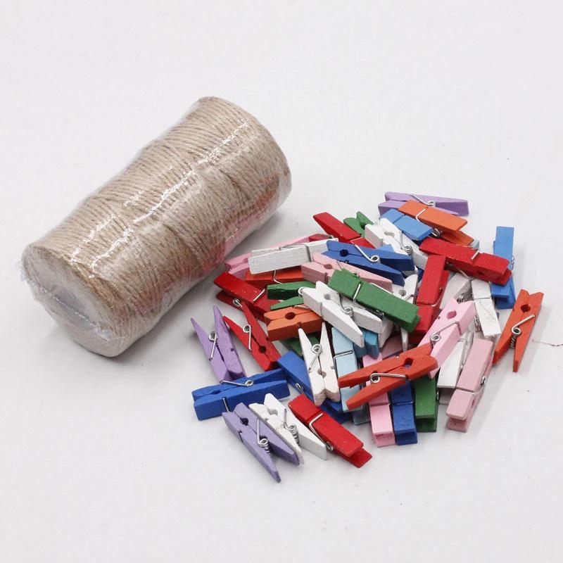 100M Durable Hemp Rope for Crafting Projects Jute Twine for Wedding Party Decor