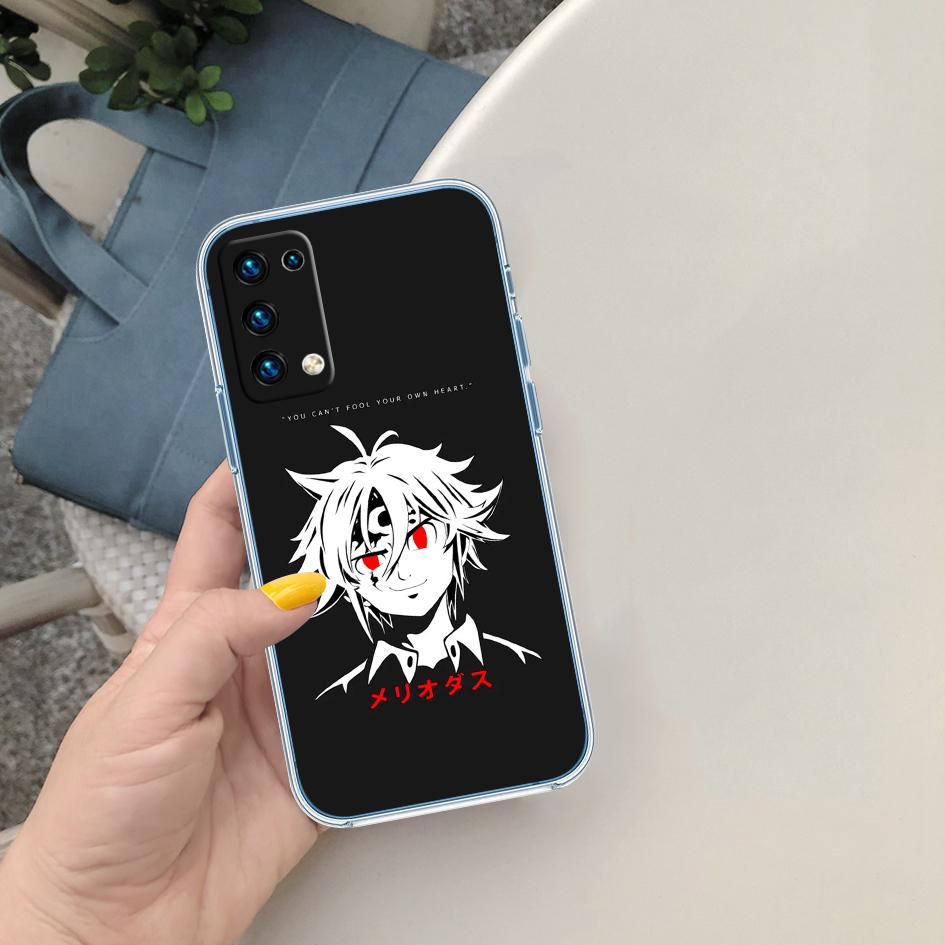 LO85 S-Seven D-Deadly Sin Soft Shell Transparent Phone Case for Motorola Moto G7 G8 G9 G84 G85 G73 G24 G15 Z2 Play Power Plus
