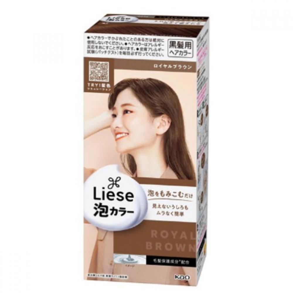 

Пенящаяся краска для волос Kao Kao Liese Pure Plant Natural Bubble Dye Домашний крем для волос [Royal Family Noble Brown] (Для Черных Волос) 108g