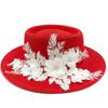 Fedora Men'S Fedora Neutral Wide Brim Jazz Hat Feather Belt Autumn And Winter British Vintage Panama Hat