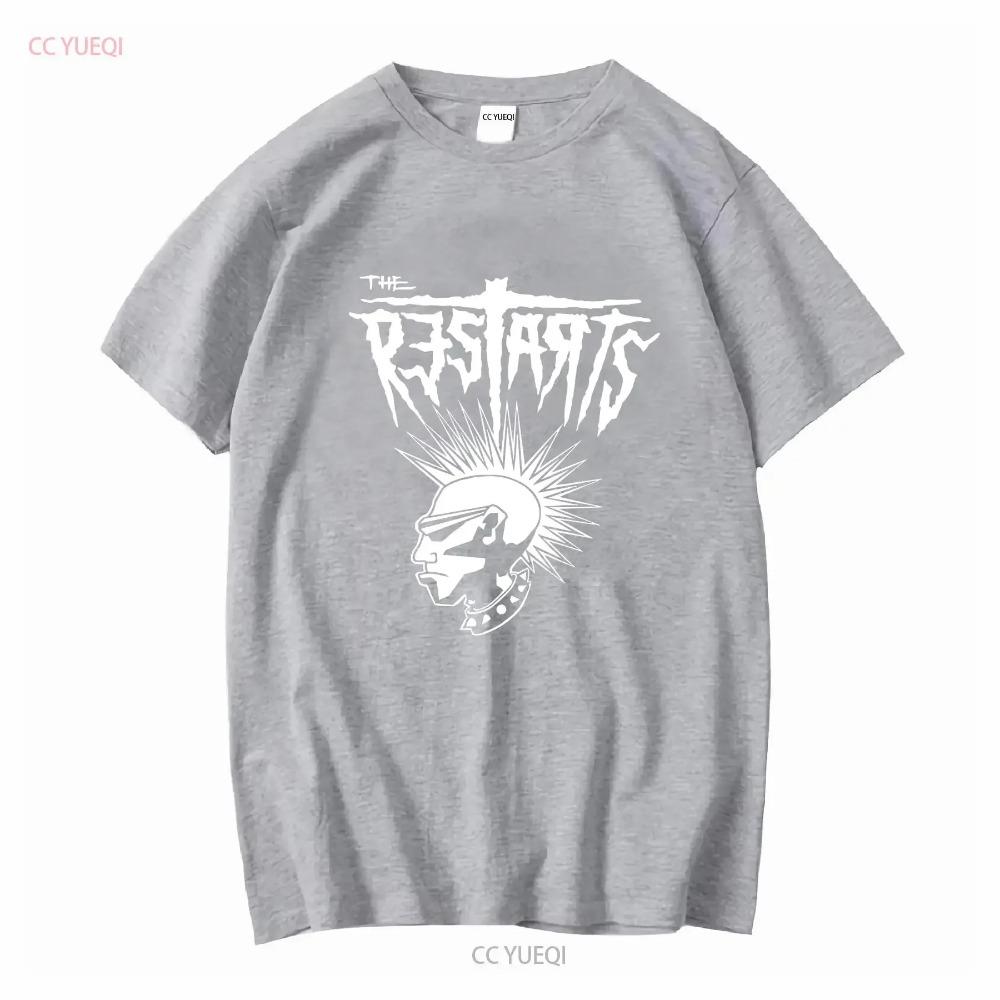 The RESTARTS UK T SHIRT Official Merch Hardcore Skate Ska Street Punk Rock Long or Short Sleeves Vintage Washed