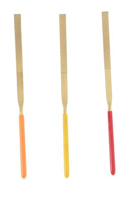 Takagi GISUKE Titanium Coated Diamond Set of 3 File, Flat, 140mm,