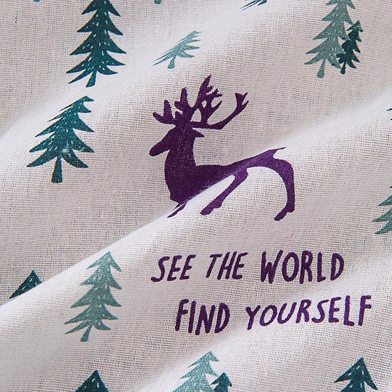 Finished Curtains Linen Cotton Printed Curtains Roman Curtains Short Curtains Children'S Curtains Blackout Curtains