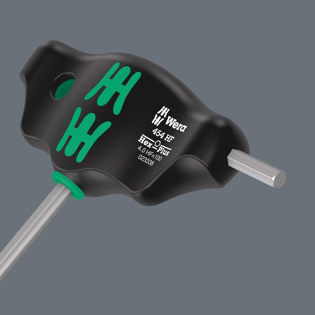 Wera 05023453001 Screwdriver Set HF Set 2 Black Japanese T-Handle 454/7 Hex-Plus 7-Piece [Official Import]