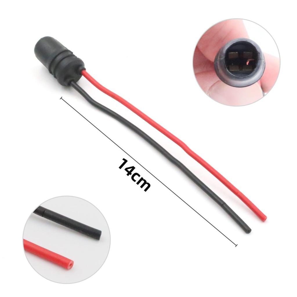 Car Round Prewired Harness Female Socket T10 Socket for LED