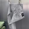 "Men's Slim-Fit Grey European Jeans - 2024 Spring Korean Style Casual Stretch Trousers"