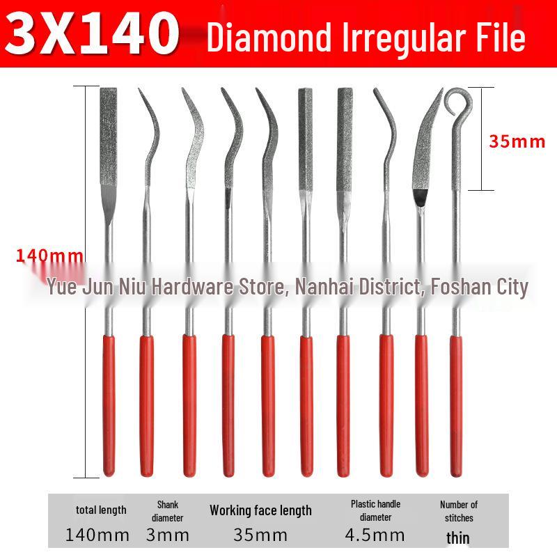 Handheld Diamond File for Aluminum Plate Removal