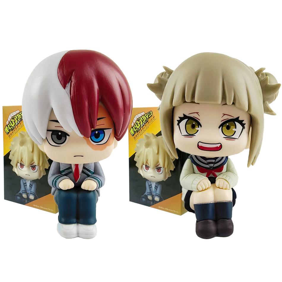 10cm Boku no Hero Academia Anime Figure Midoriya Izuku Action Figure Bakugo Katsuki/Todoroki So Figurine PVC Collection Toys