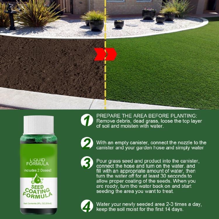 59ml/bottle Grass Lawn Nutrient Solution Lawn Care Grass Nutrient Solution