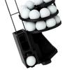 25-Ball Capacity Golf Ball Launcher Set Foot Pedal Control Golf Ball Dispenser  Golf Simulator