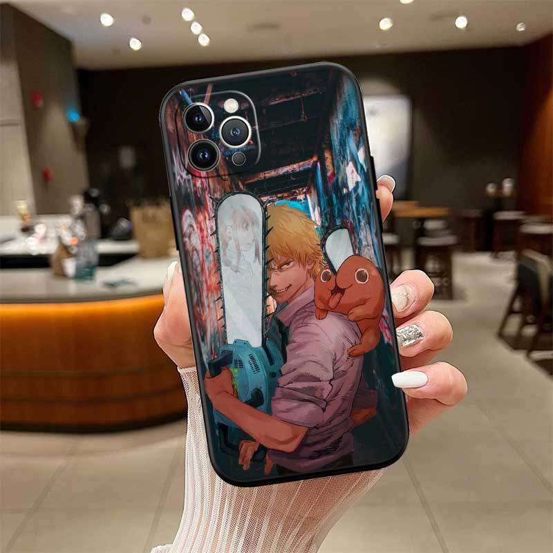C-Chainsaws Denji Shockproof Phone Case for Redmi Note 8 8T 9 9A 9C 9T 9S 10 11 11S 10C 10X 10A 10T Pro Max Plus Prime