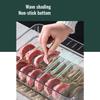 Stackable Dumpling Food Containers Clear Refrigerator Organizer with Lids Food Storage Box for Kitchen Fridge Non-stick