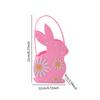 Easter Bunny Bags Candy Pouch Felt Cloth Rabbit Basket Tote