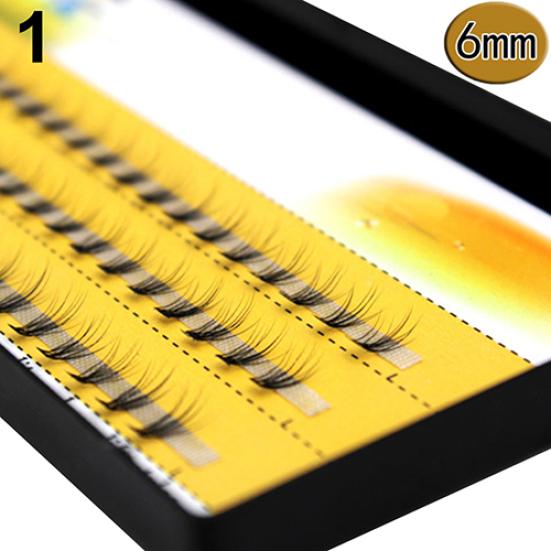 Women Pro Makeup 60 Stück Cluster Beauty Eye Lashes Pfropfen gefälschte falsche Wimpern