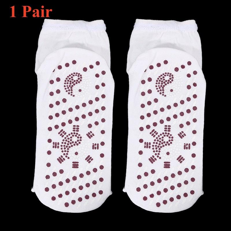 

1/2/5 Pairs Warming Self-Heating Magnetic Massage Socks for Women - Comfortable and Relaxing Winter Wear