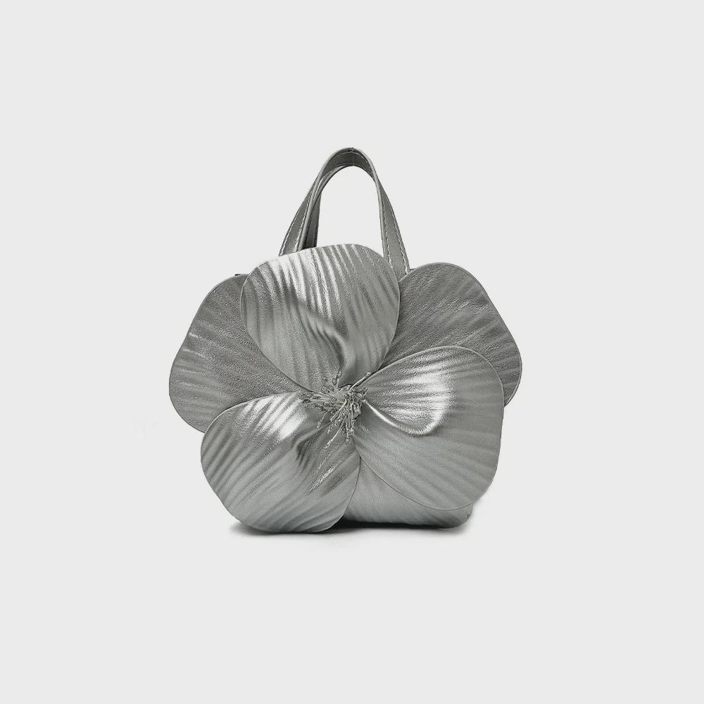 Spring Collection: French Petal Flower Tote & Crossbody Chain Bag for Women