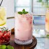 1/4PCS Tall Drinking Glasses Cup Vintage Glassware Crystal Tumblers Clear Embossed Glass Cups Romantic Iced Beverage Glass Beer