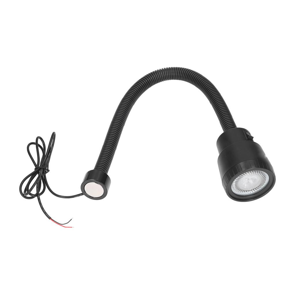 LED Magnetic Machine Work Light Universal Flexible Gooseneck Hose White Light 3W LED Work Light with Magnetic Base 24V