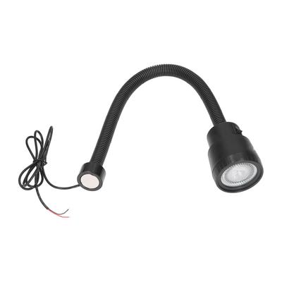 LED Magnetic Machine Work Light Universal Flexible Gooseneck Hose White Light 3W LED Work Light with Magnetic Base 24V