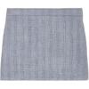Wool Tweed Mini Skirt 'Blue Stone' 761374-ZAPE2-4622