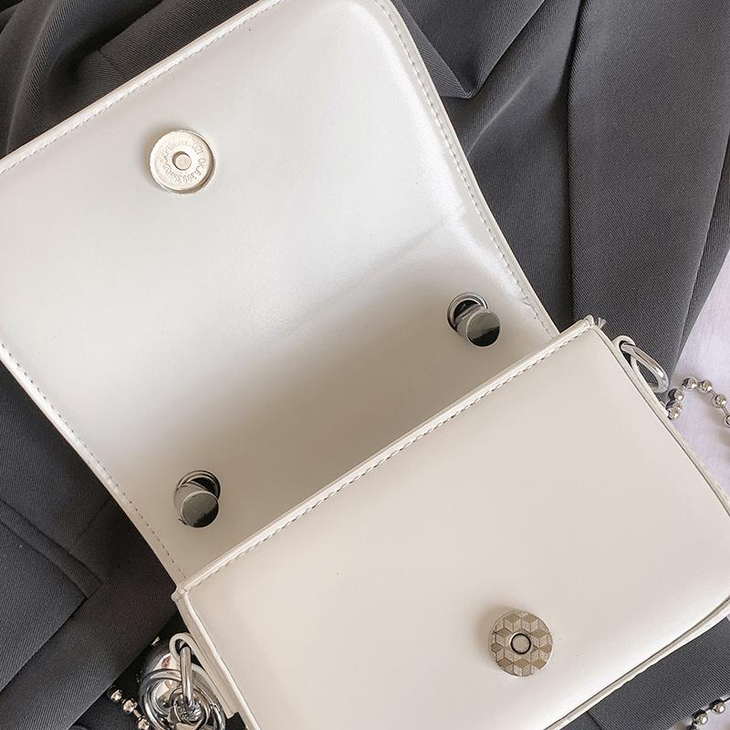 Exquisite fashion beaded handbag bag women's new foreign style versatile solid color shoulder bag high texture trend messenger bag