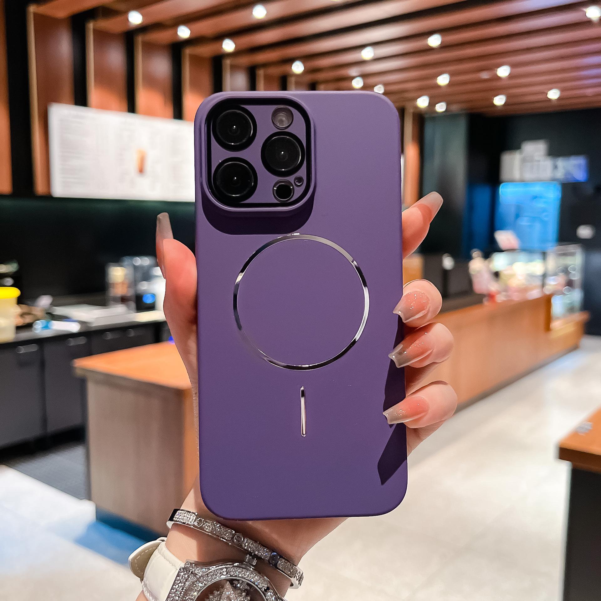 

Dopamine Applicable IPhone 17 Magnetic Phone Case Apple 16 ProMax Comes with Lens Film Anti Fall Protection Case iPhone12promax