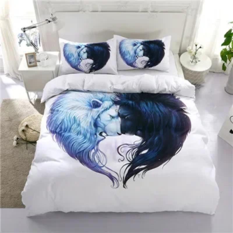 Snake Turbaned Skull Black Duvet Cover Set Without Sheet King Queen Double Twin Single Bed Linen Set