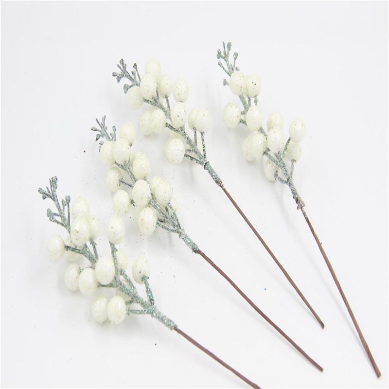 

10Pcs christmas tree Decoration Artificial Berry Bouquet Xmas Tree Ornaments for Home Decor New Year Party Supplies 10pcs
