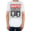 Rick and Morty T Shirt Mens _ Wanted Poster White Top _ Short Sleeve Cotton Tee X-Large