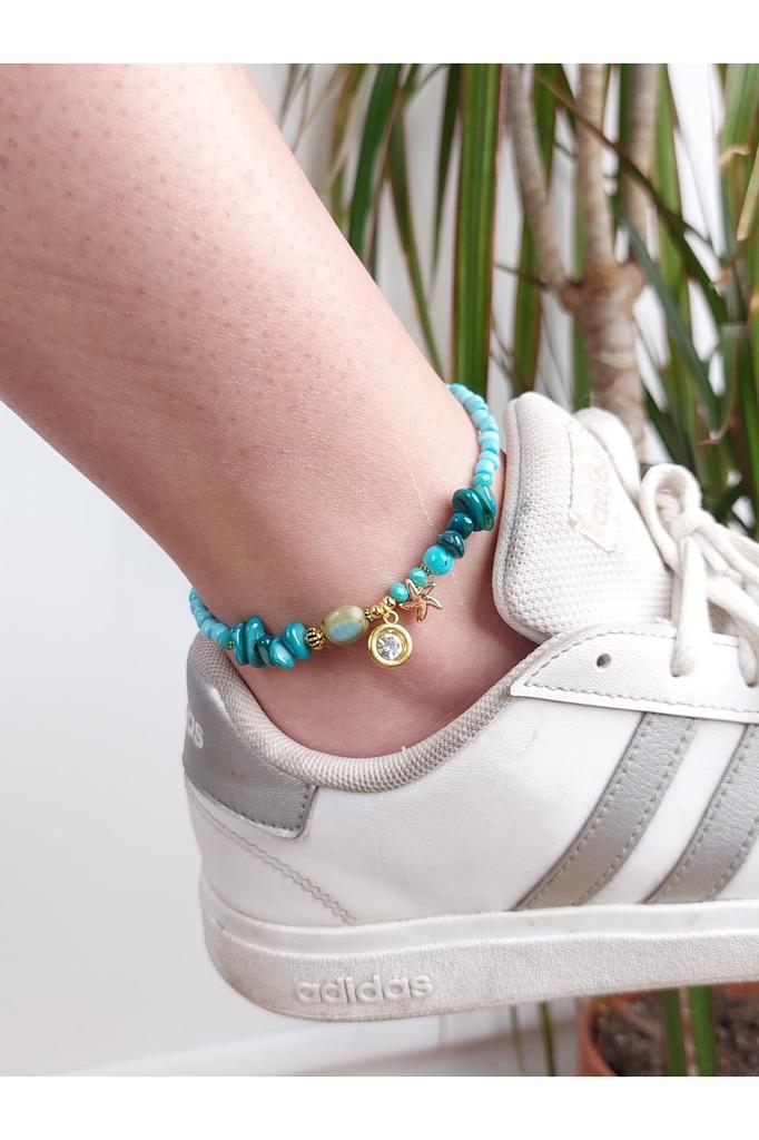 Den svatého Valentýna dárek k narozeninám Ručně vyráběné etnické Autentické hippie bohémské módní šperky na kotníky