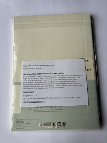 Midori Notebook MD Notebook A5 Grid 15003006