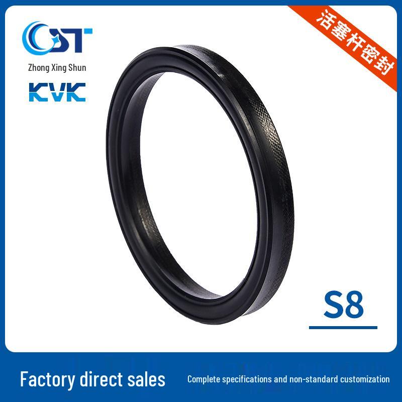 Kolbenstangendichtung KVK Seals S8 Pneumatisch Hydraulisch PTFE-Dichtung